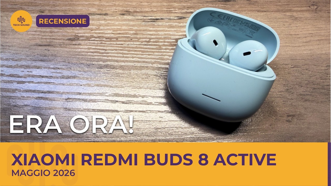 Xiaomi Redmi Buds 8 Active: finalmente Xiaomi ce l'ha fatta!