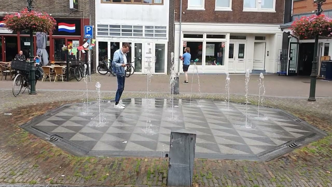 Nat pak in Maassluis