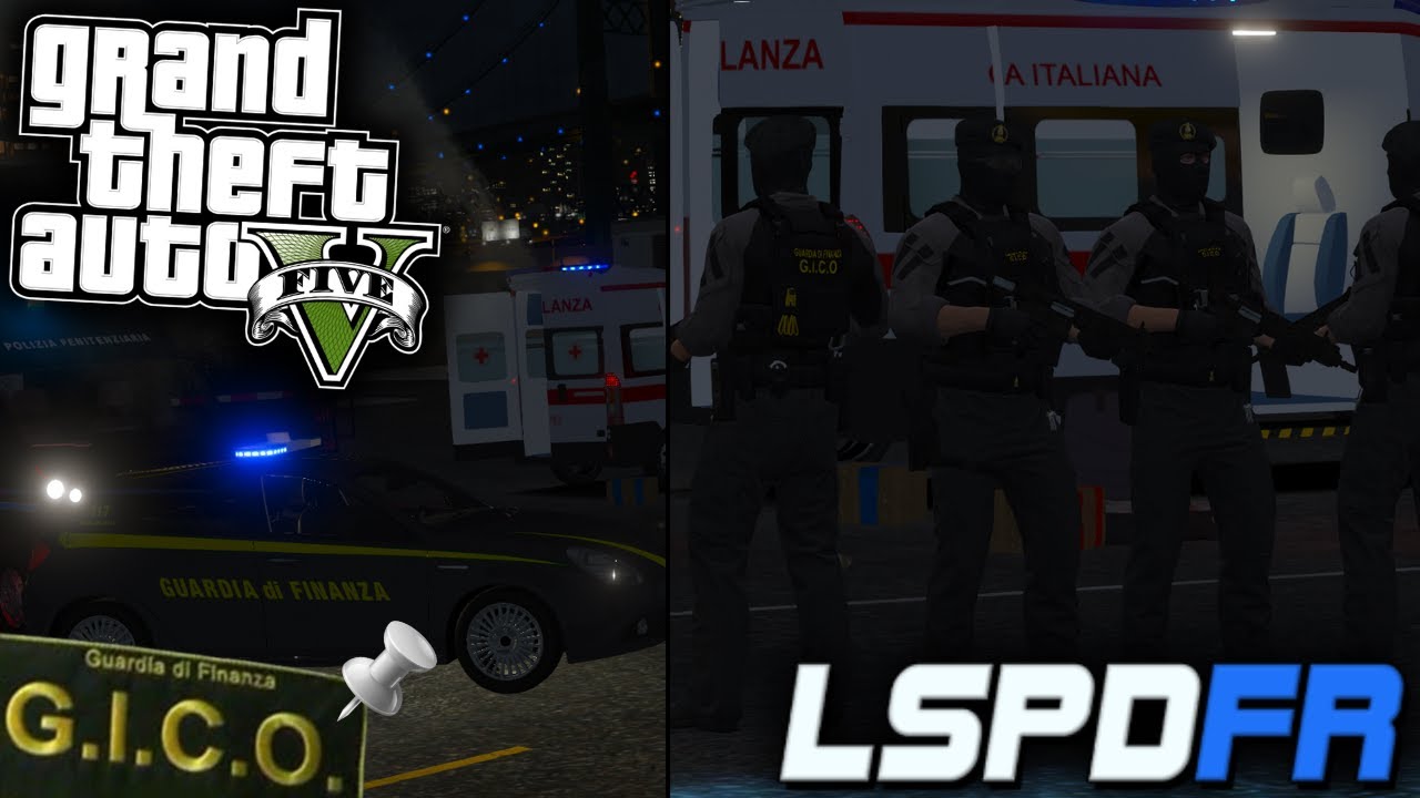 Attività Illegali e SPARATORIA durante i blitz!💥  G.I.C.O. GdF in Azione #lspdfr #gta5 #gameplay