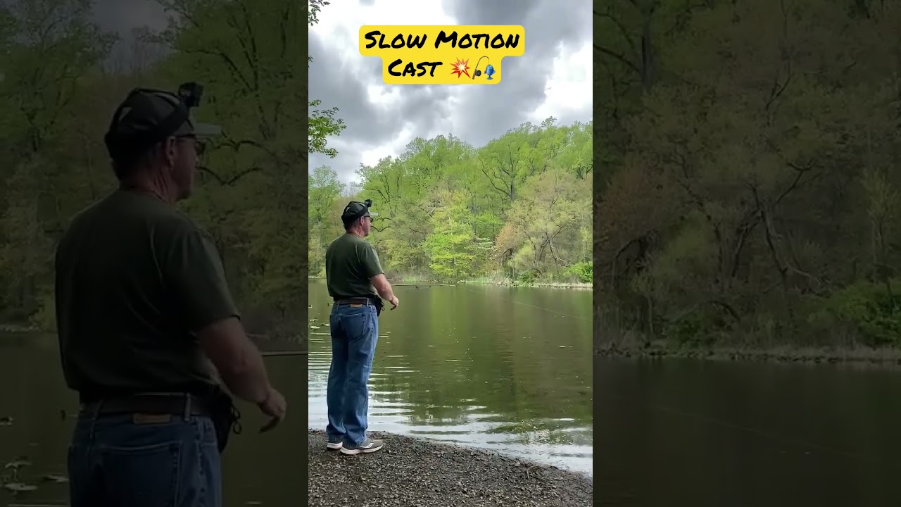 Slow Motion Fishing Cast 