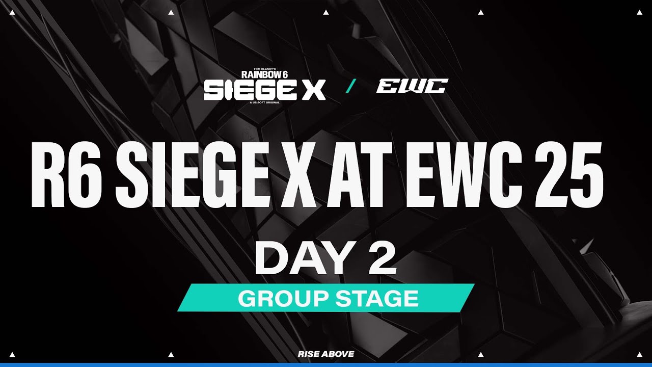 R6 Siege X at EWC 25 // Group Stage - Day 2