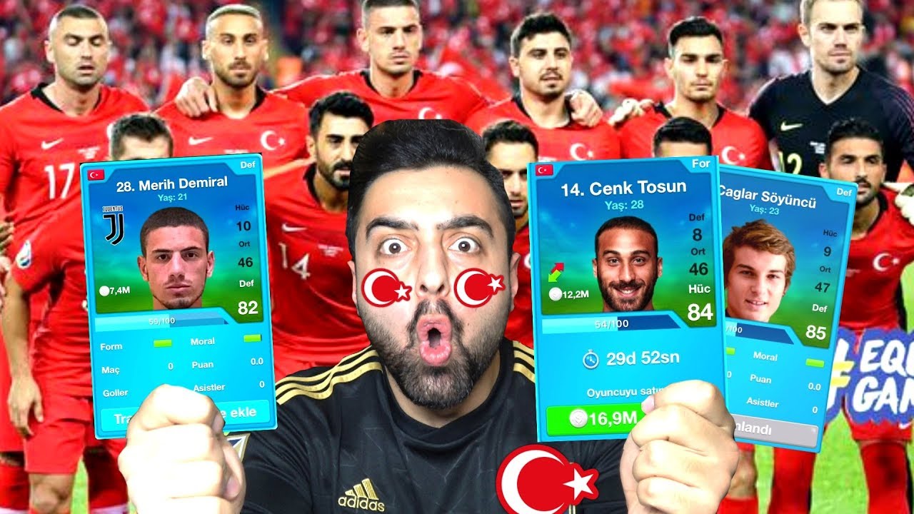 OSM DE A MİLLİ TAKIMDAN FUTBOLCULARLA TAKIM KURDUM ! TÜRKÜN GÜCÜ !