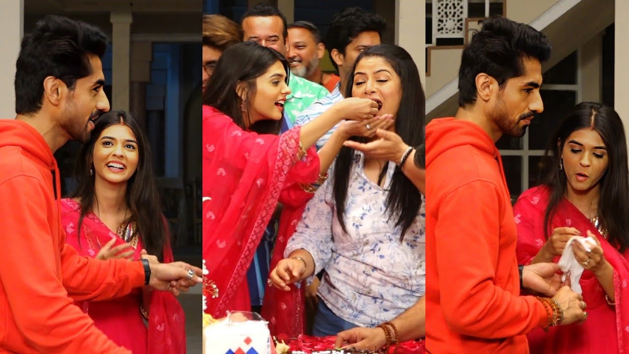 Pragati Mehra Birthday Celebrate With Pranali Rathod, Harshad Chopda On The Sets Of YRKKH