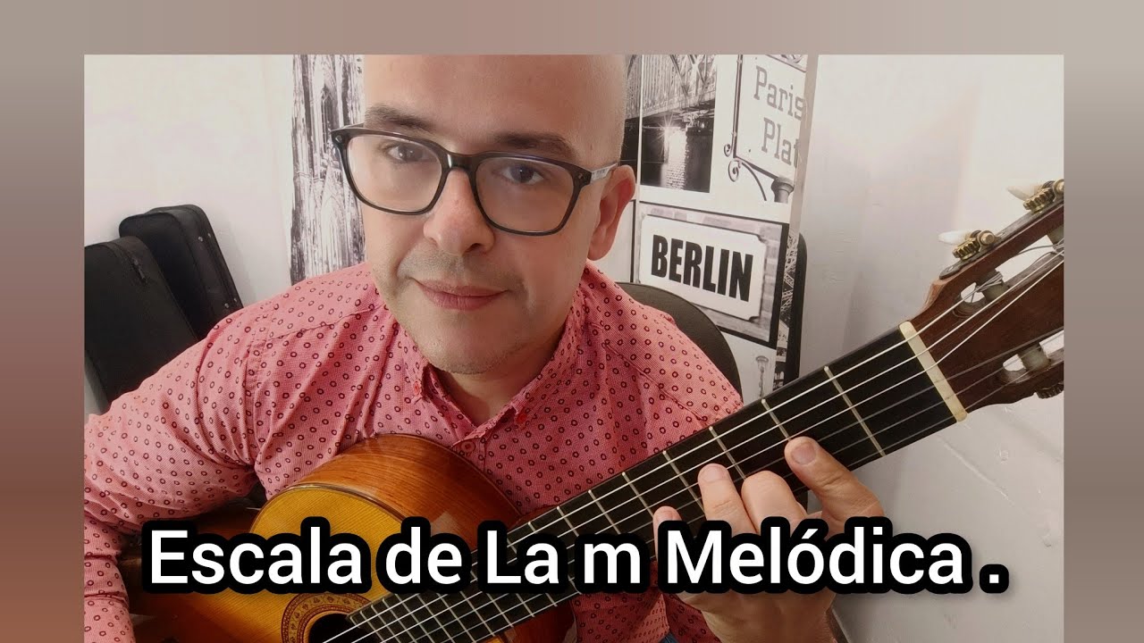 Como trabajar la Escala de La menor melódica.