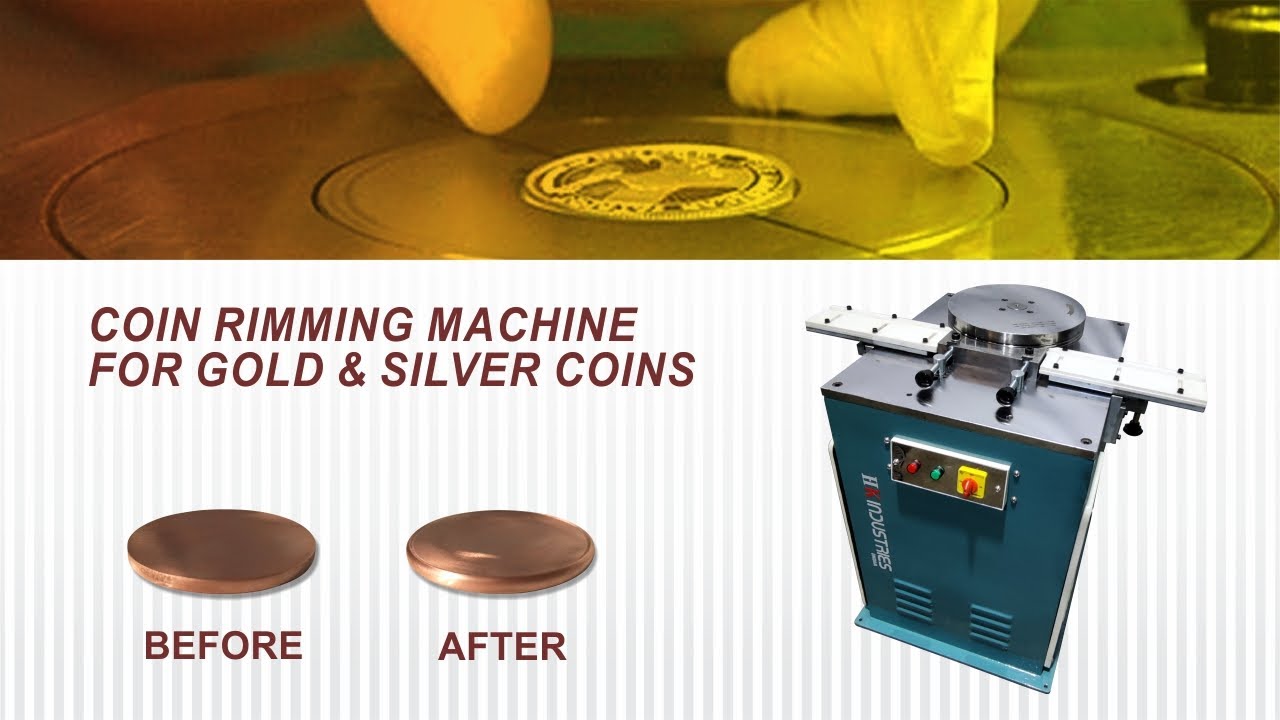 Gold & Silver Coins Rimming Machine