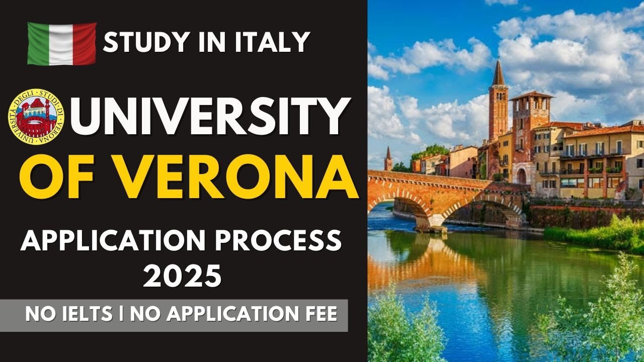 How To Apply For University of Verona Italy | No Application Fee | No IELTS | Italy Admission 2025