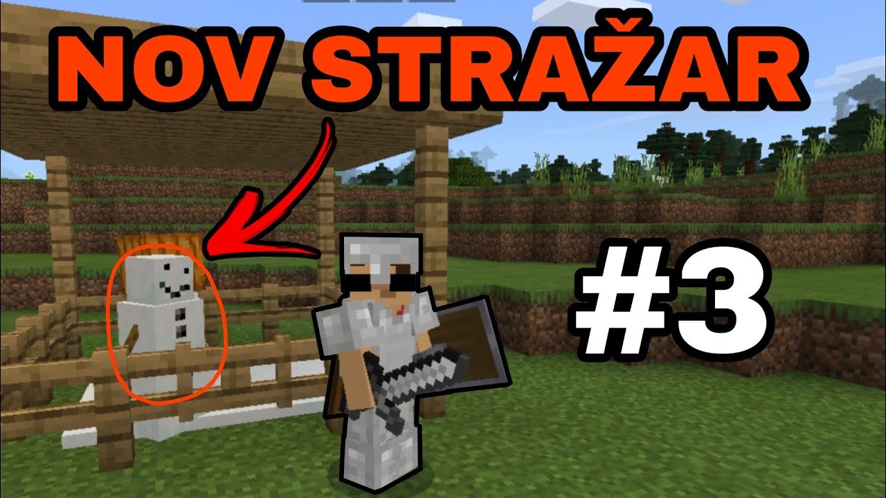 Dobil novega stražarja / minecraft #3 [SLO]