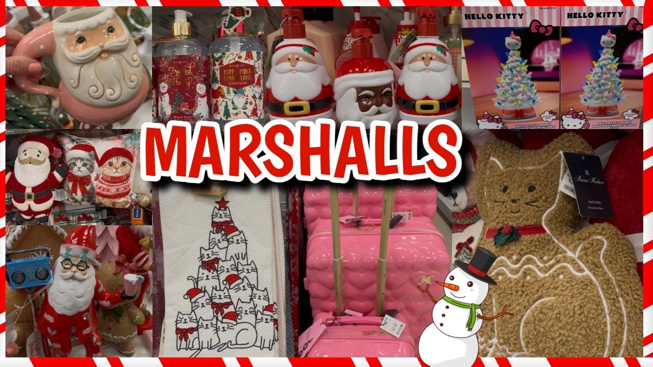 УДИВИТЕЛЬНЫЕ РОЖДЕСТВЕНСКИЕ МАГАЗИНЫ Marshalls: Покупайте вместе со мной 🎅🎄❄️☃️ УЮТНЫЙ ДЕКОР, рож...