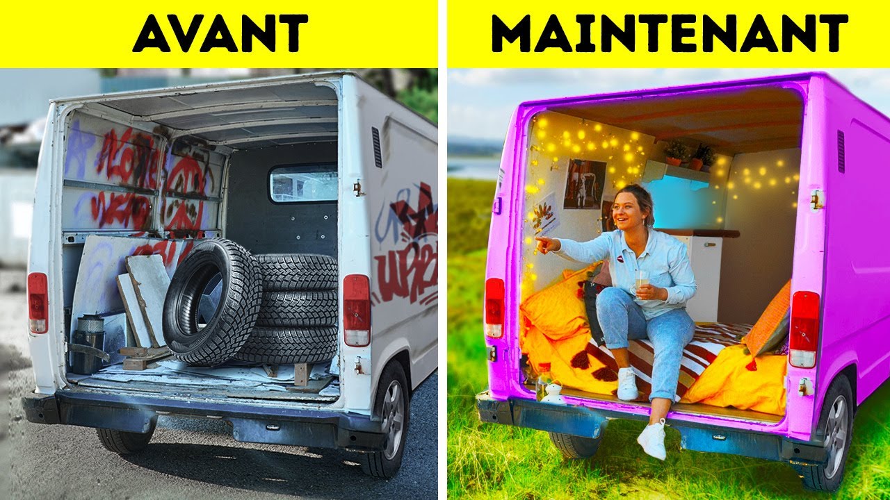 NOUS AVONS ACHETÉ UN VIEUX VAN MERCEDES POUR LE TRANSFORMER EN CAMPING-CAR ET VOICI LE RÉSULTAT