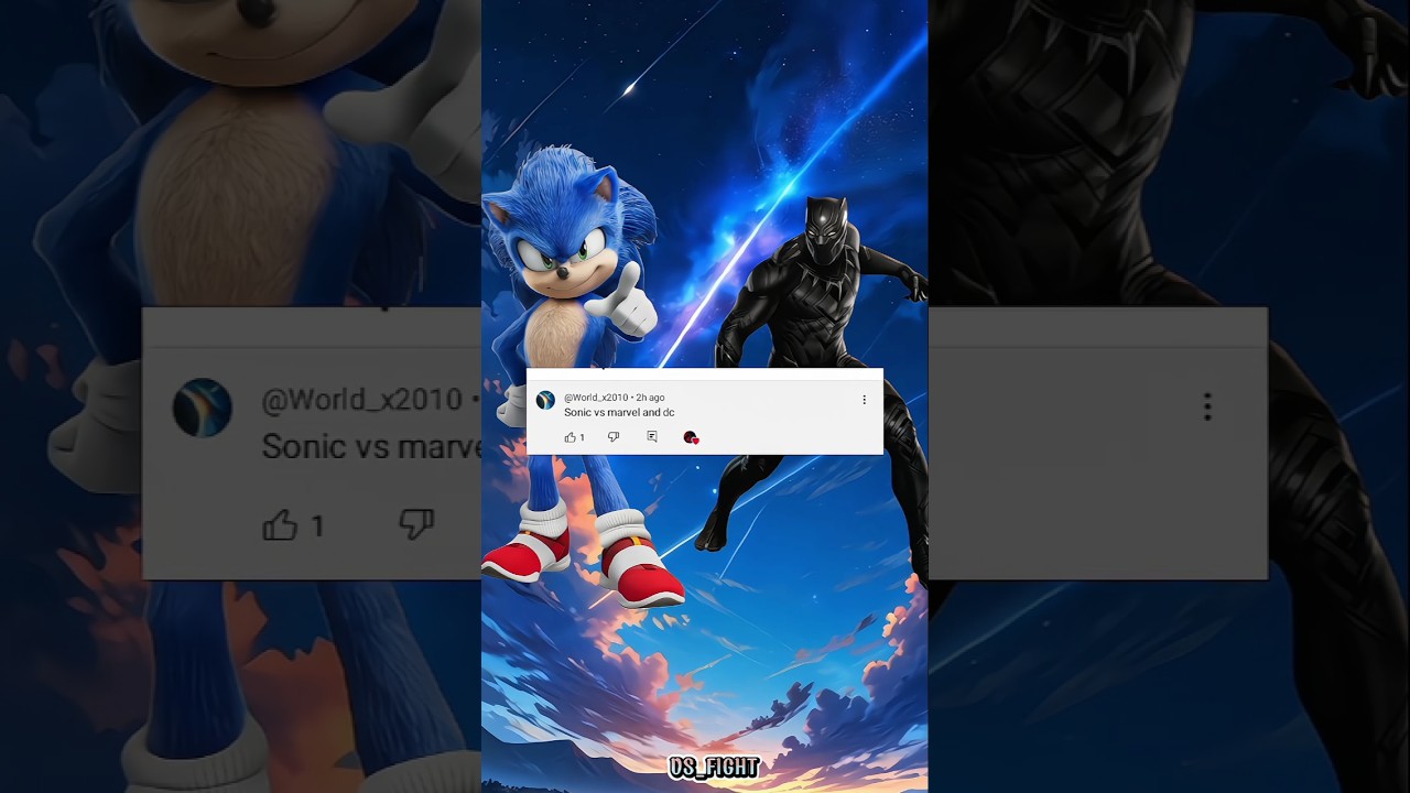 SONIC 🆚 MARVEL & DC #shortvideo #edit #battle #supportme #sonic #marvel #thor #avengers #dc🔥😈🥶