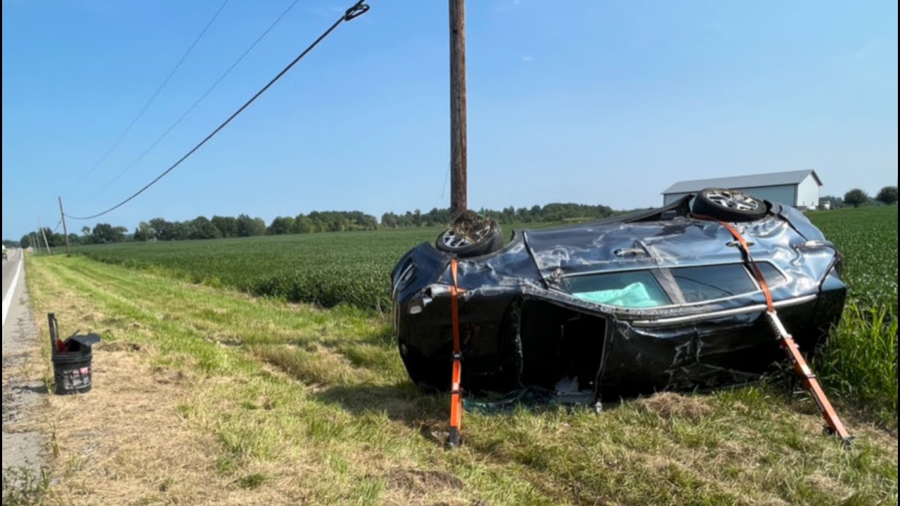 This KIA Will NEVER Drive Again - Rolled Multiple Times!