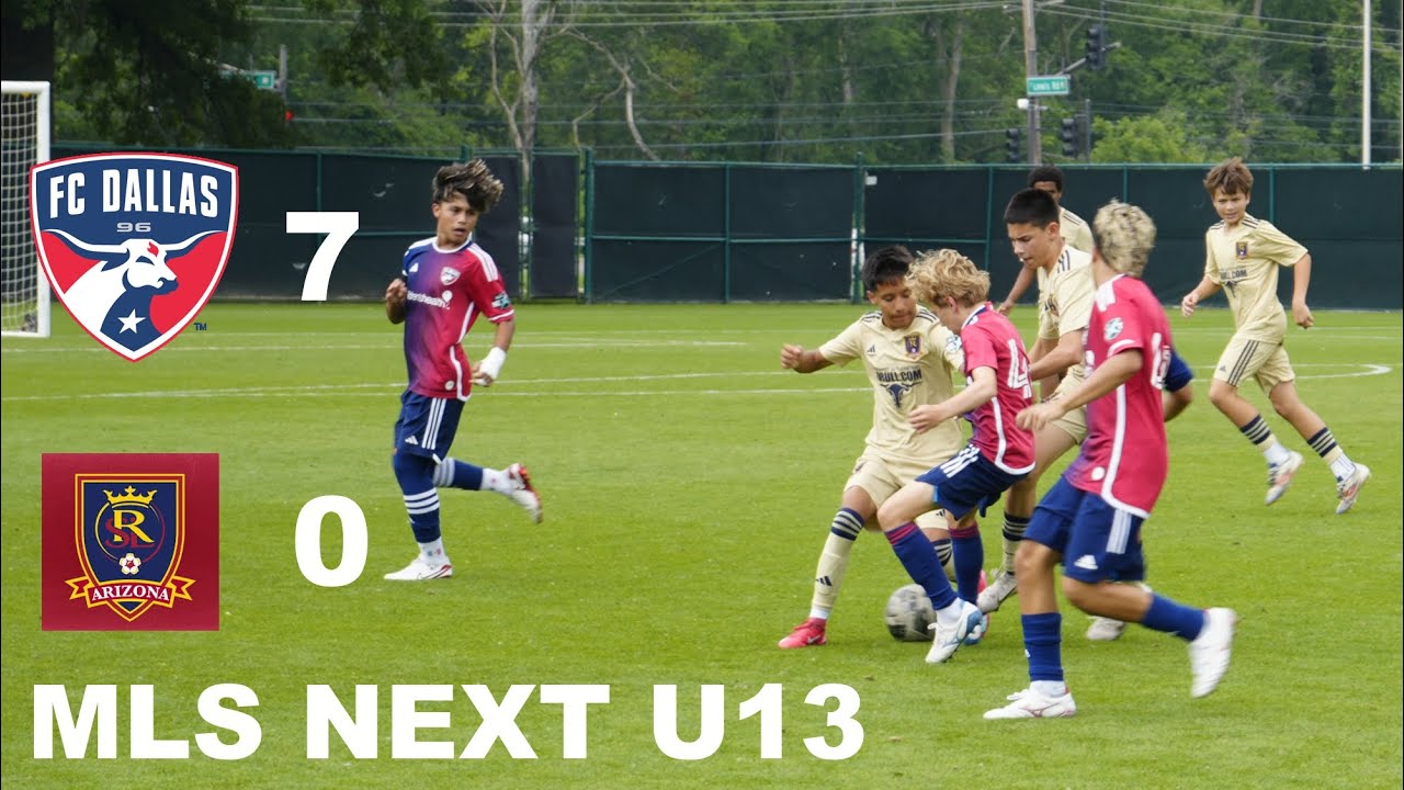 FC Dallas U13 Crush RSL Arizona 7-0! | MLS Next Patterson Cup #fcdallas #mlsnext #YouthSoccer