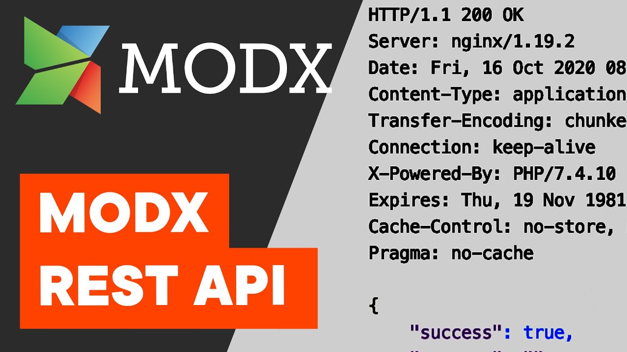 MODX RESTful API | modRestService