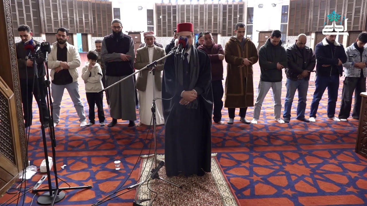 فترة الغروب من مسجد الملك المؤسس طيب الله ثراه في العاصمة عمان 25-2-2026م.