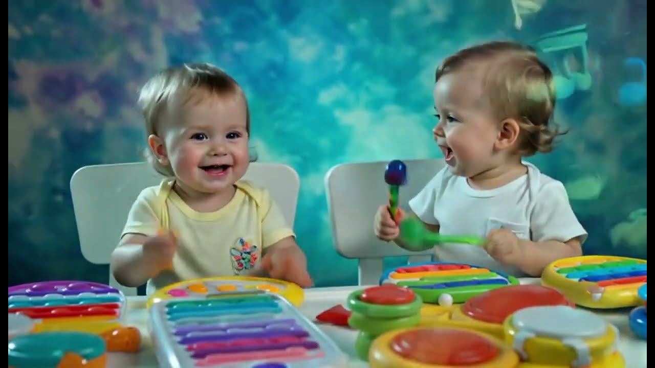 Cute Babies Playing Together | Baby Sensory Fun – LanVeeKids