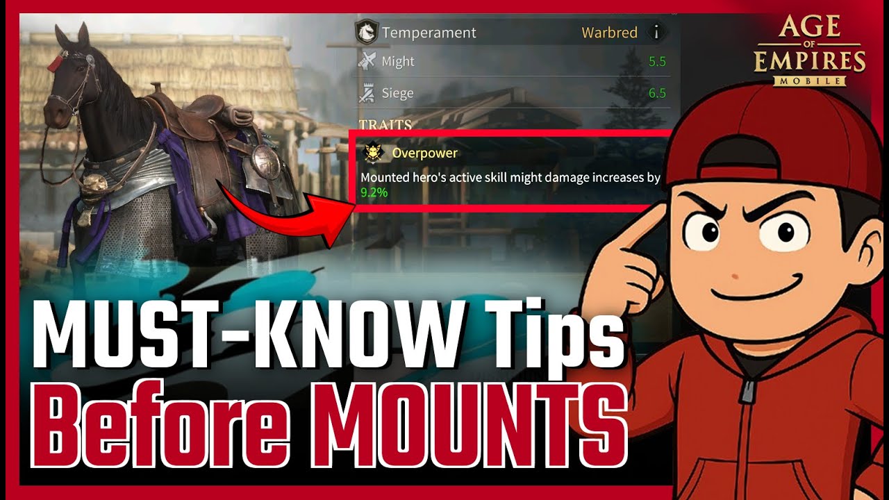 Must-Know Tips BEFORE You Start with the Mount System! | Age of Empires Mobile