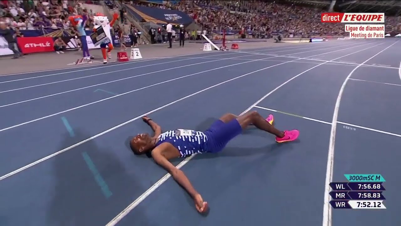 Athl&eacute;tisme - Lamecha Girma bat le record du monde du 3000m steeple