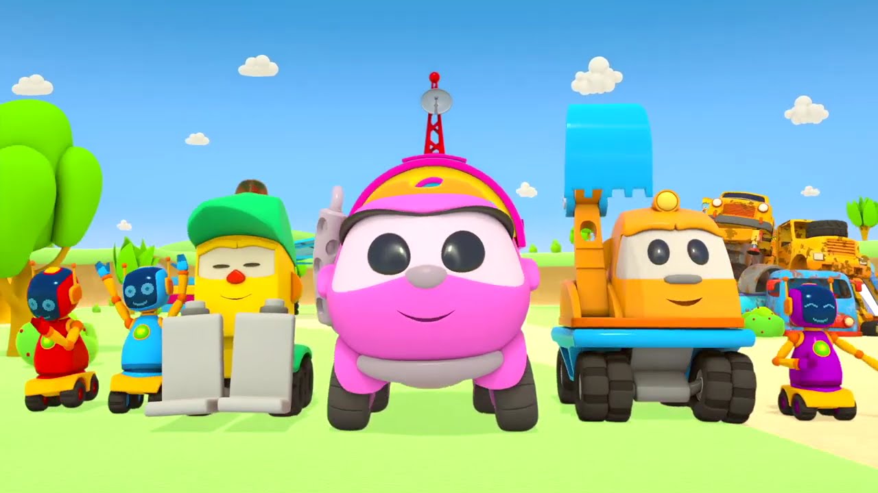 The Cement Mixer Song & Nursery Rhymes for Kids. Songs with Leo
