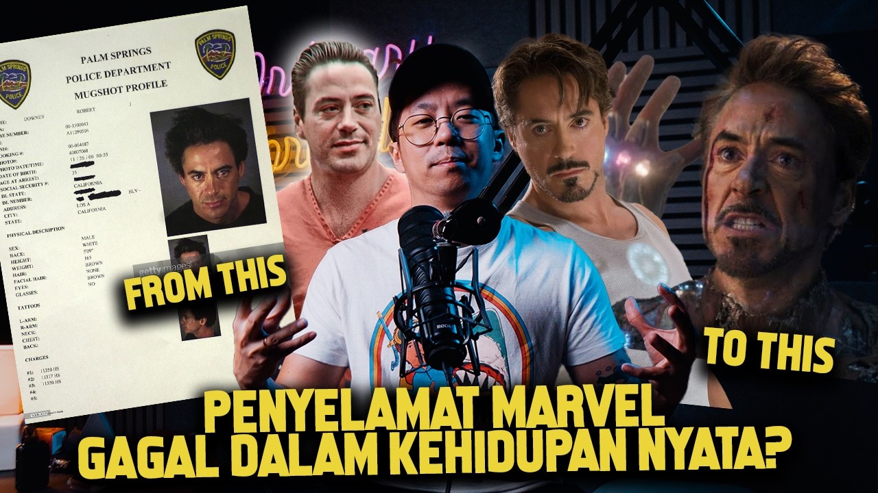 ROBERT DOWNEY JUNIOR DAN KEGELAPAN HOLLYWOOD