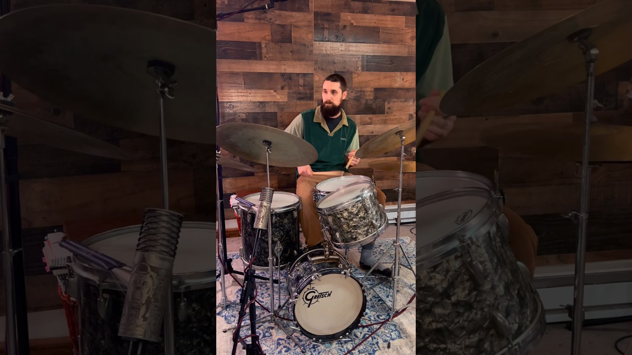 #bebopjazz #drums #jazzdrums #drummer #drumming #jazzlife #vintagedrums #jazzdrumming #jazzdrummer