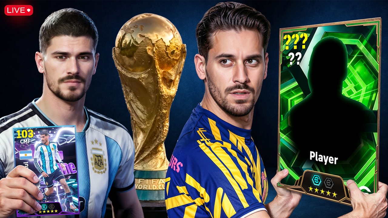 WORLD CUP THURSDAY 🌍🏆 NEW PLAYERS + HUGE PACK OPENINGS 🔥 eFootball 2026 LIVE