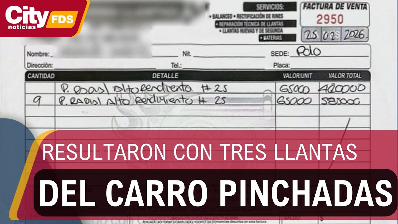 Víctimas denuncian que les cobraron un millón de pesos por despinchar tres llantas | CityTv