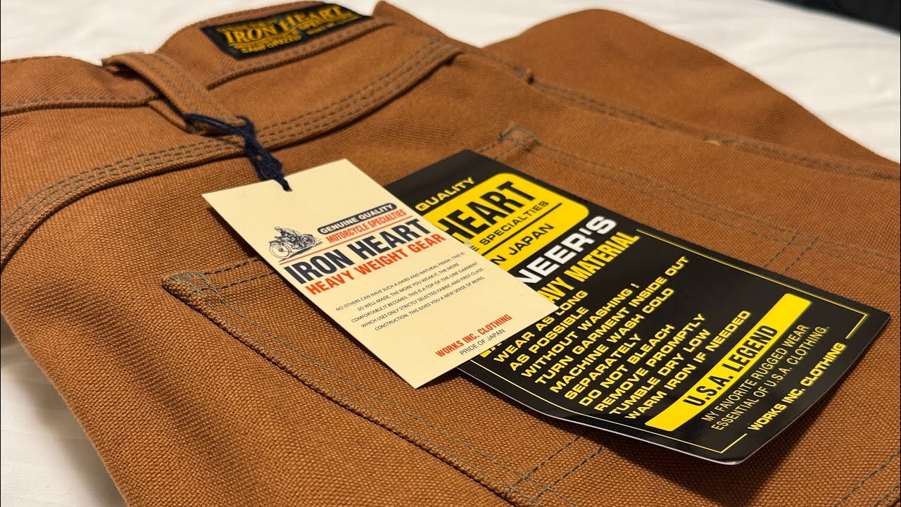 Iron Heart 801 Heavy Duck Double Knee Logger Jeans | silent walkthrough
