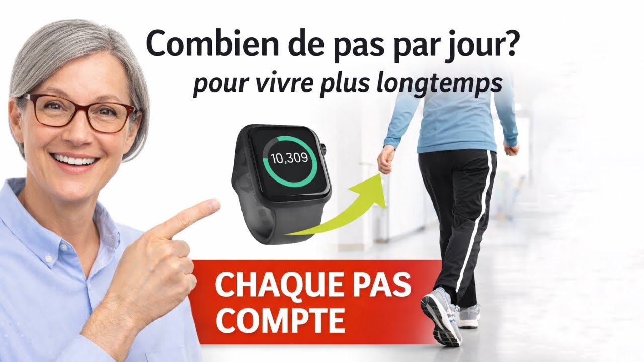 Combien de pas par jour pour vivre plus longtemps ?  - capsule express -