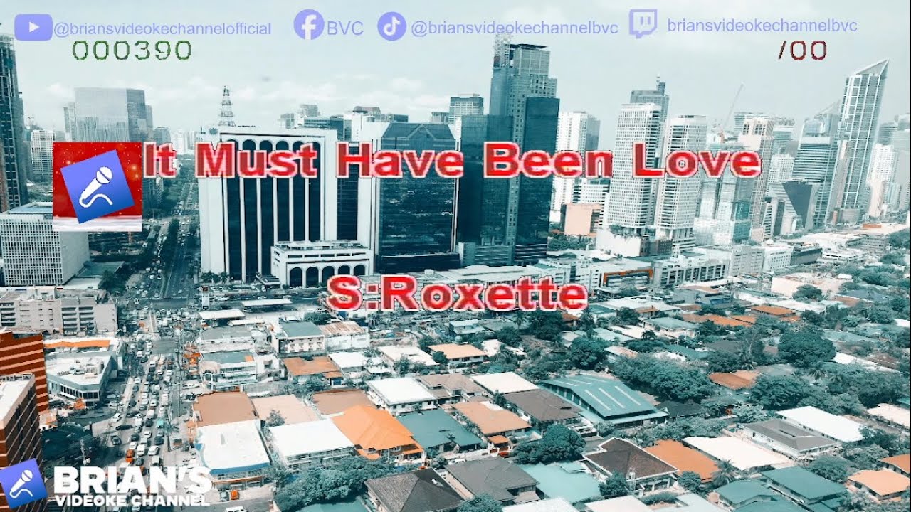 It Must Have Been Love - Roxette (Karaoke)