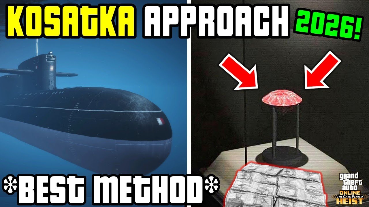 *BEST METHOD* on Cayo Perico in 2026 - Kosatka Approach, Pink Diamond, Solo, Elite Challenge, GTA 5