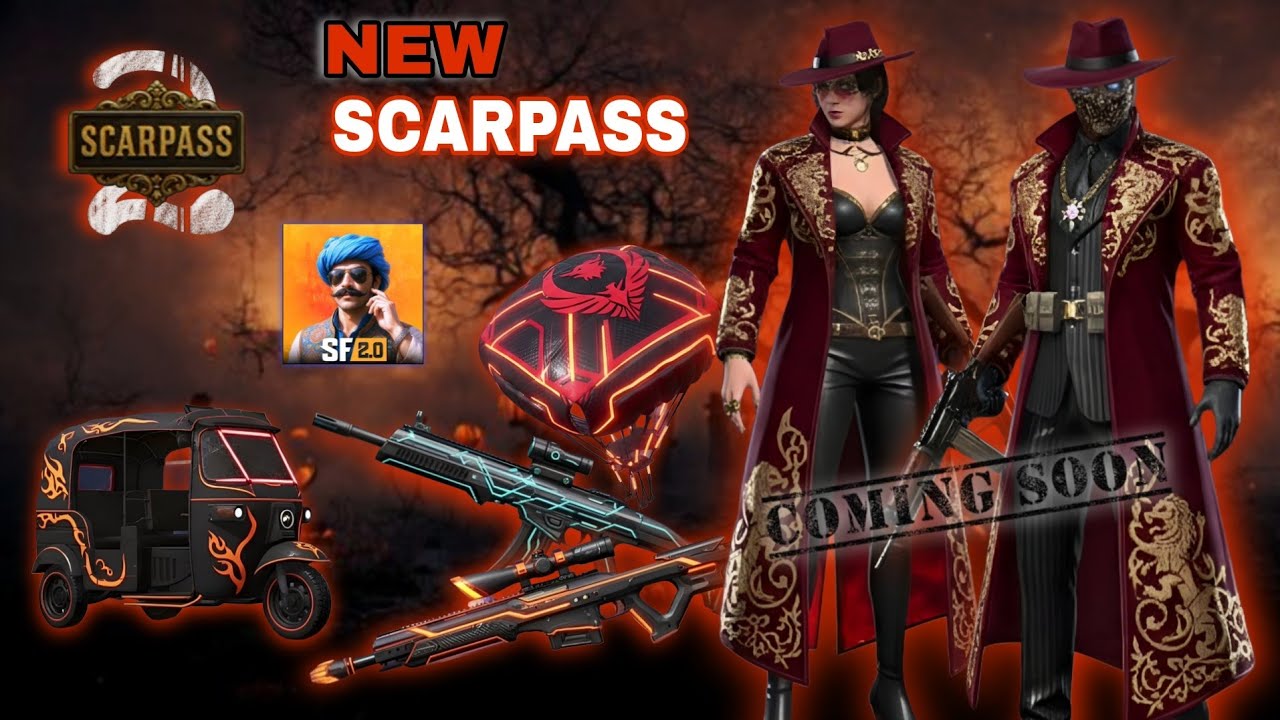 Scarfall 2.0 Scarpass Season 2 Leaks 🔥 | New Bundles, Gun Skins & Rewards | XENON GAMING