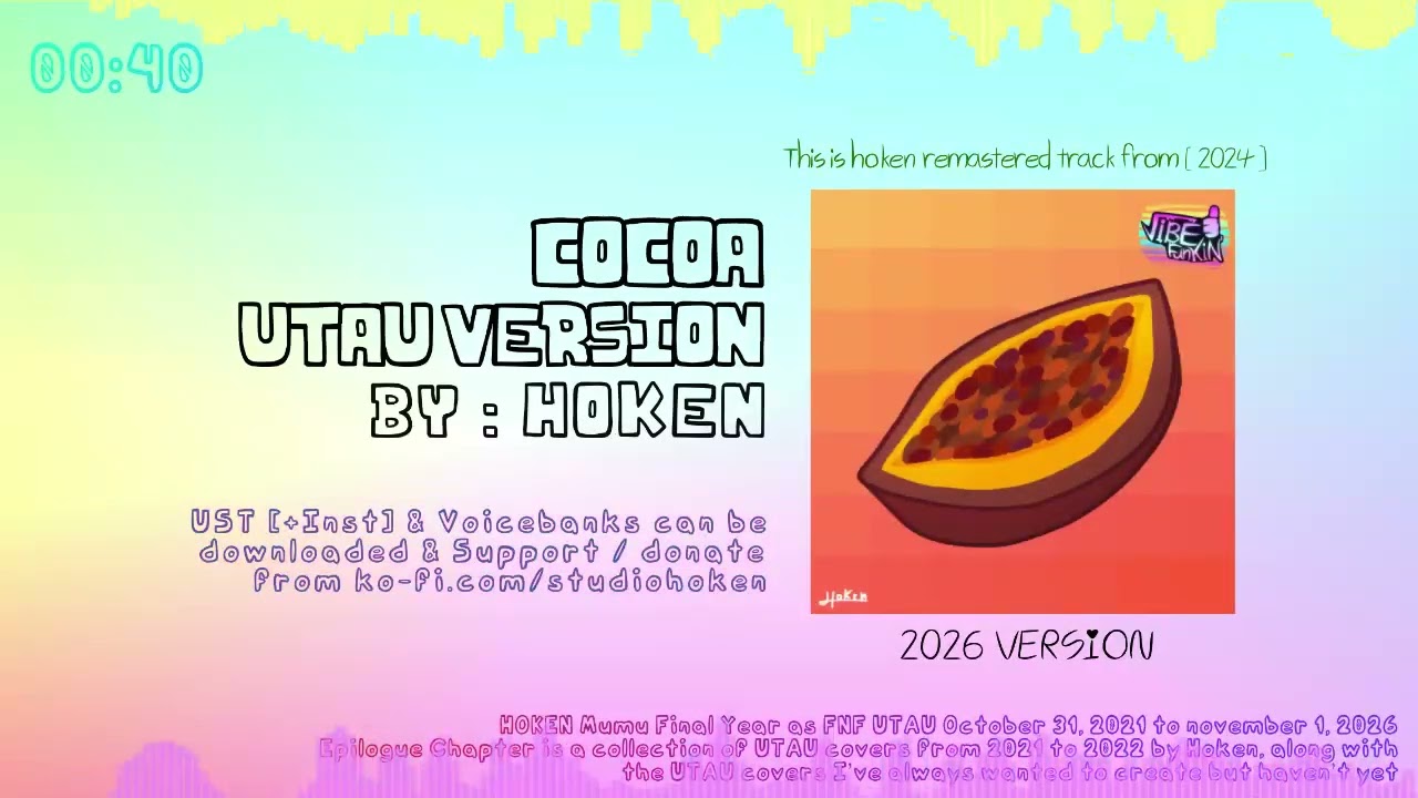 Cocoa - Friday Night Funkin' UTAU Version (HOKEN 5th Anniversary) |UST|