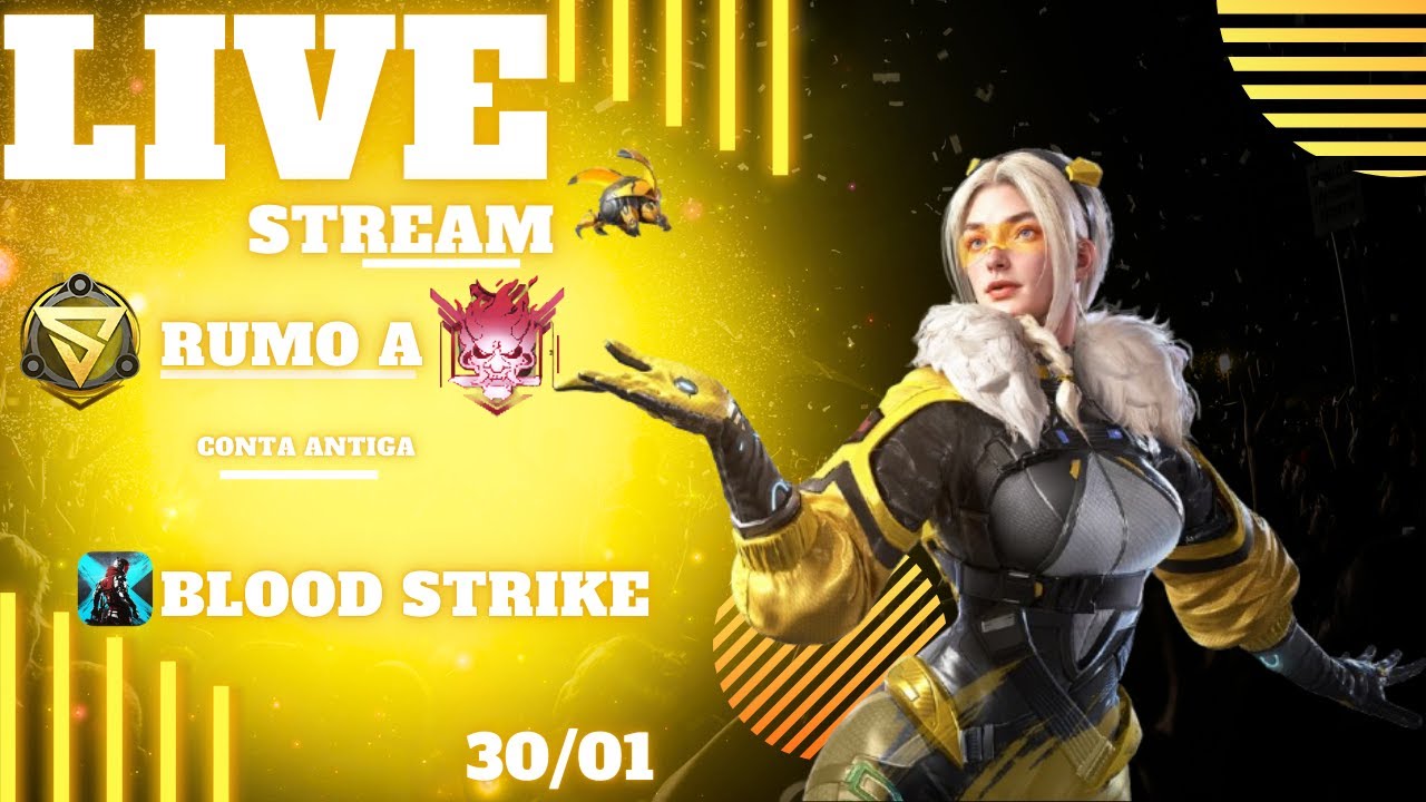 🚀 DO OURO A LENDA? | BLOOD STRIKE AO VIVO 🔥 #bloodstrike  #fps   #gamer   #aovivo #ranked