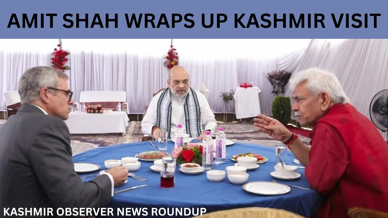 Amit Shah Concludes Three-Day Visit To Jammu And Kashmir