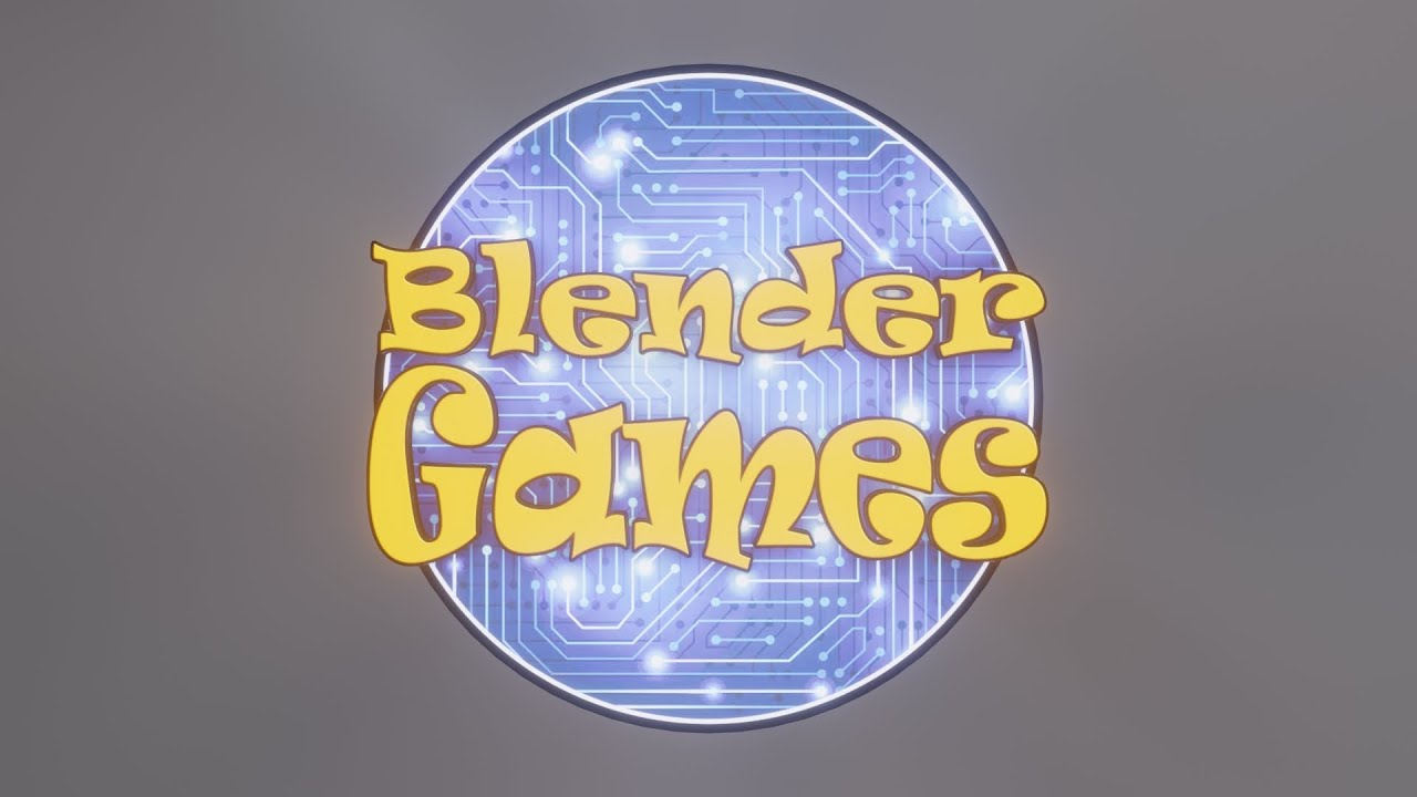 Blender Games logo animato