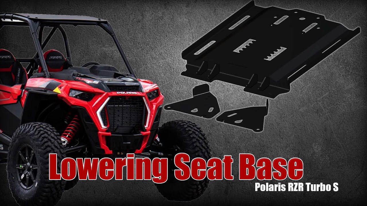 How to install a seat lowering base into a Polaris RZR