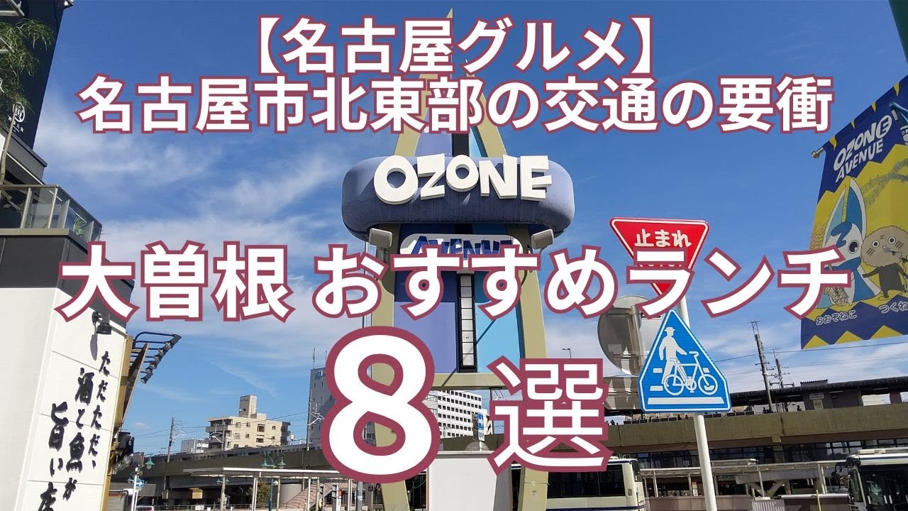 【名古屋グルメ】名古屋市北東部の交通の要衝　大曽根おすすめランチ８選　シンガポール料理から名古屋名物の味噌カツとあんかけスパゲッティ、ラーメン、お蕎麦、お寿司まで