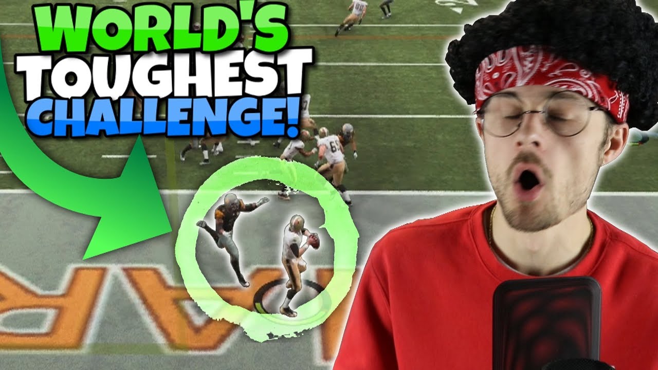 Winning a Game by only Scoring Safeties?! WORLD'S HARDEST MADDEN CHALLENGE!!