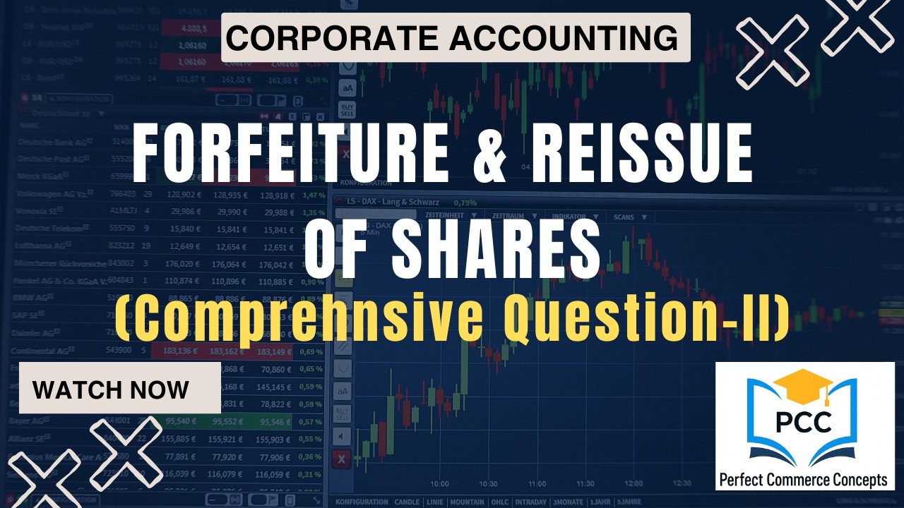 Comprehensive Question on Forfeiture & Reissue of Shares (Pro Rata) | Full Problem