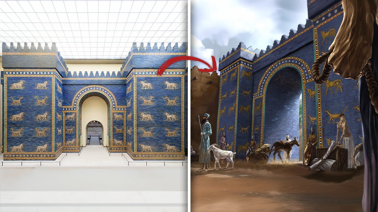 Unveiling the Babylonian Ishtar Gate: Journey Through Babylon's Majestic Portal!