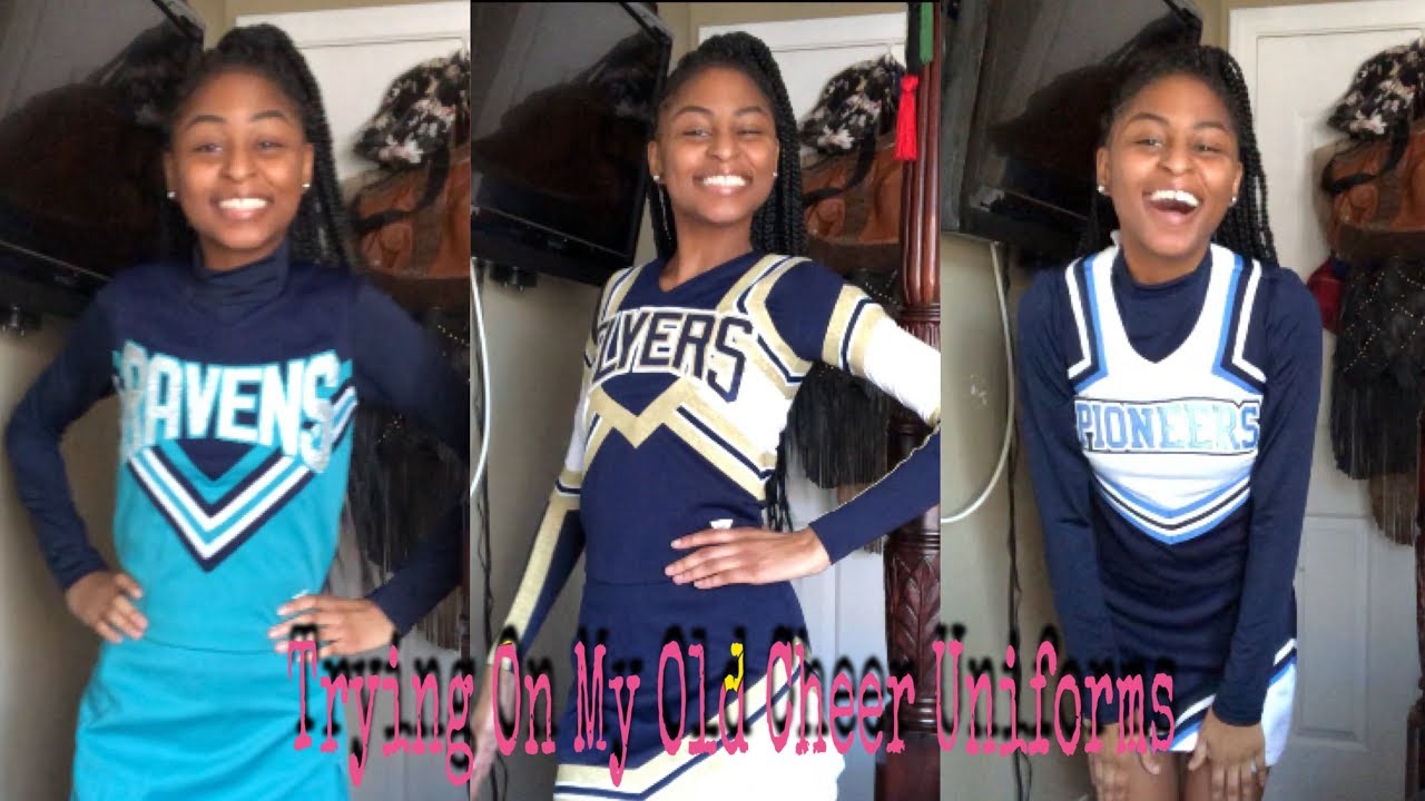 Trying On Old Cheer Uniforms!