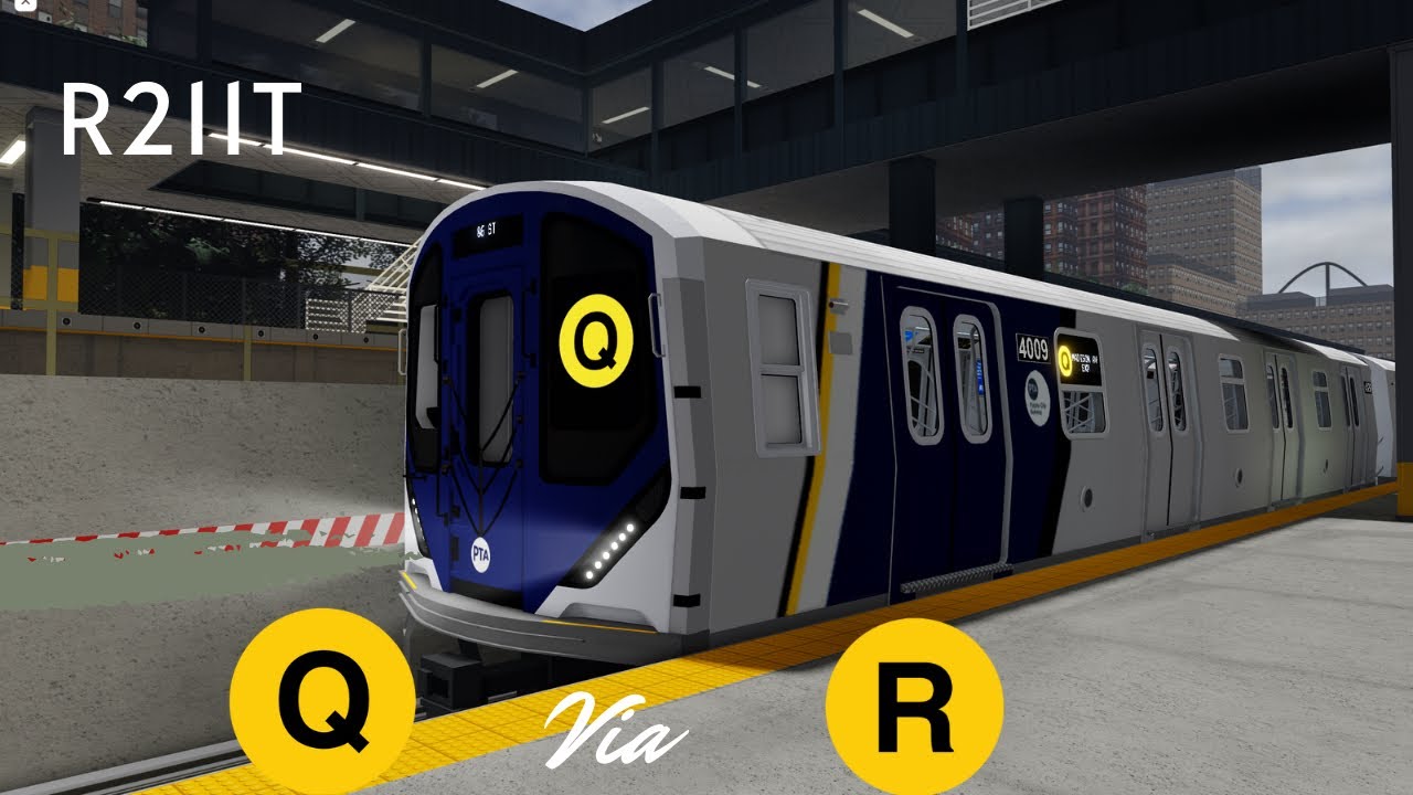 PTA Subway Roblox - R211T to 86 street Q via R line