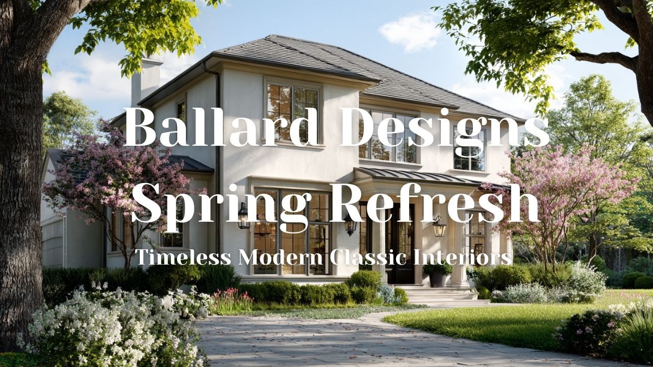 ✨Spring Refresh: Timeless Modern Classic Interiors Inspired by Ballard Designs