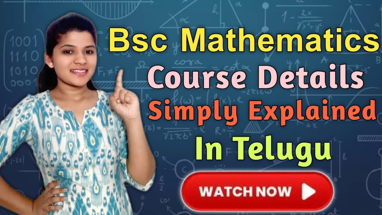 Bsc Mathematics Course Details In Telugu || Syllabus,Eligibility,Jobroles || Aravali Technologies ||