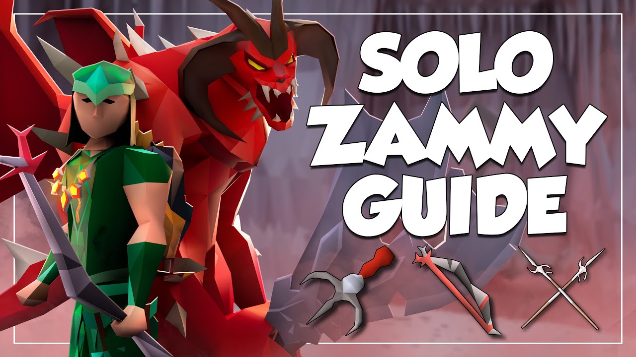Solo Zammy Guide OSRS - Scorching Bow & Bowfa 8:0 Method & Tiles