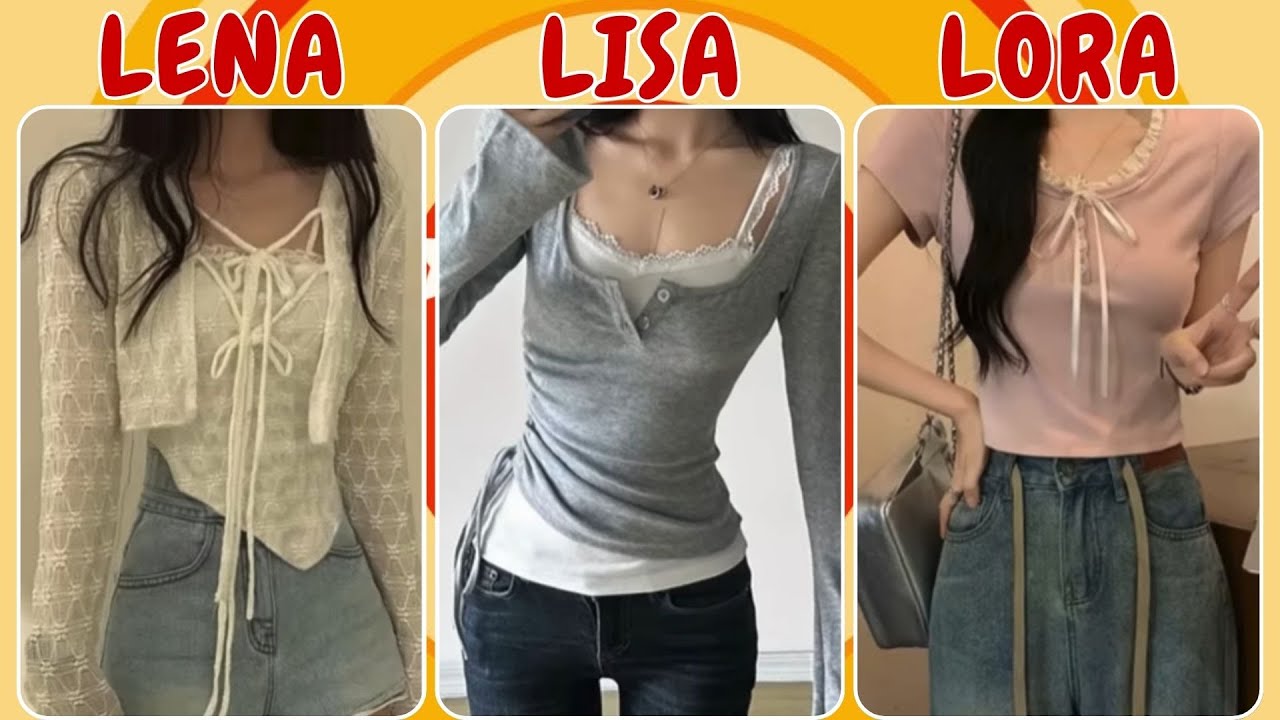 Lisa vs Lora vs Lena 💅✨Style Battle  | Choose Your Favorite Look #lisa #lora #lena #lisaorlena