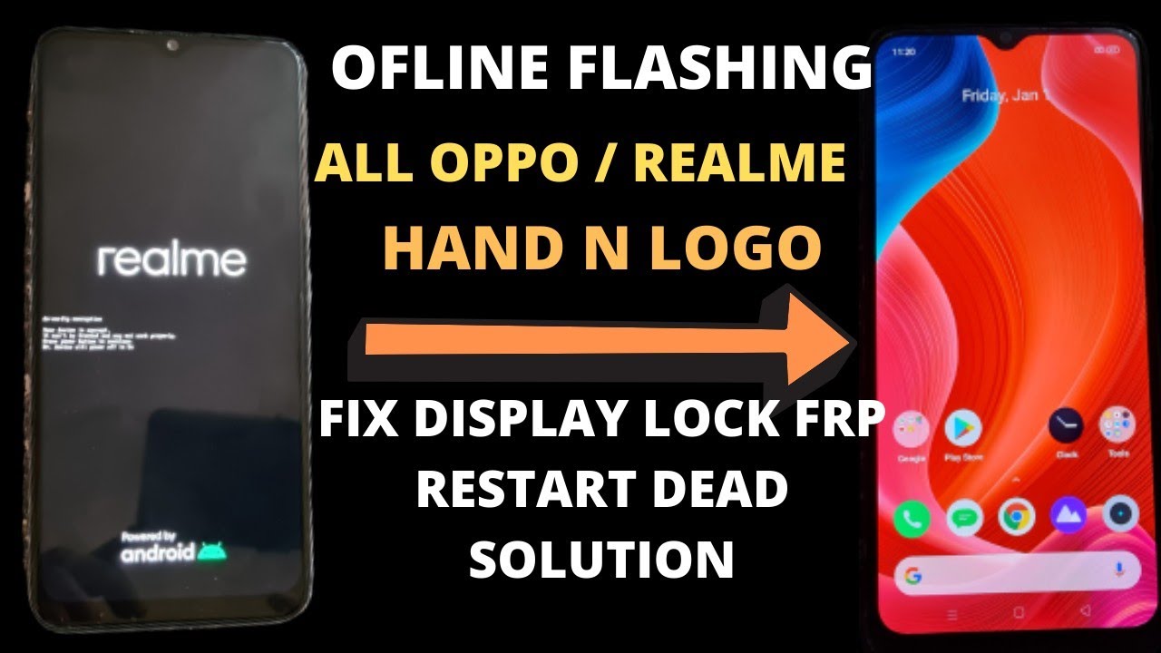 How To Oppo Realme OFLINE Flashing / All Oppo Realme MTK Mobile's Free Flash By Unlock Tool