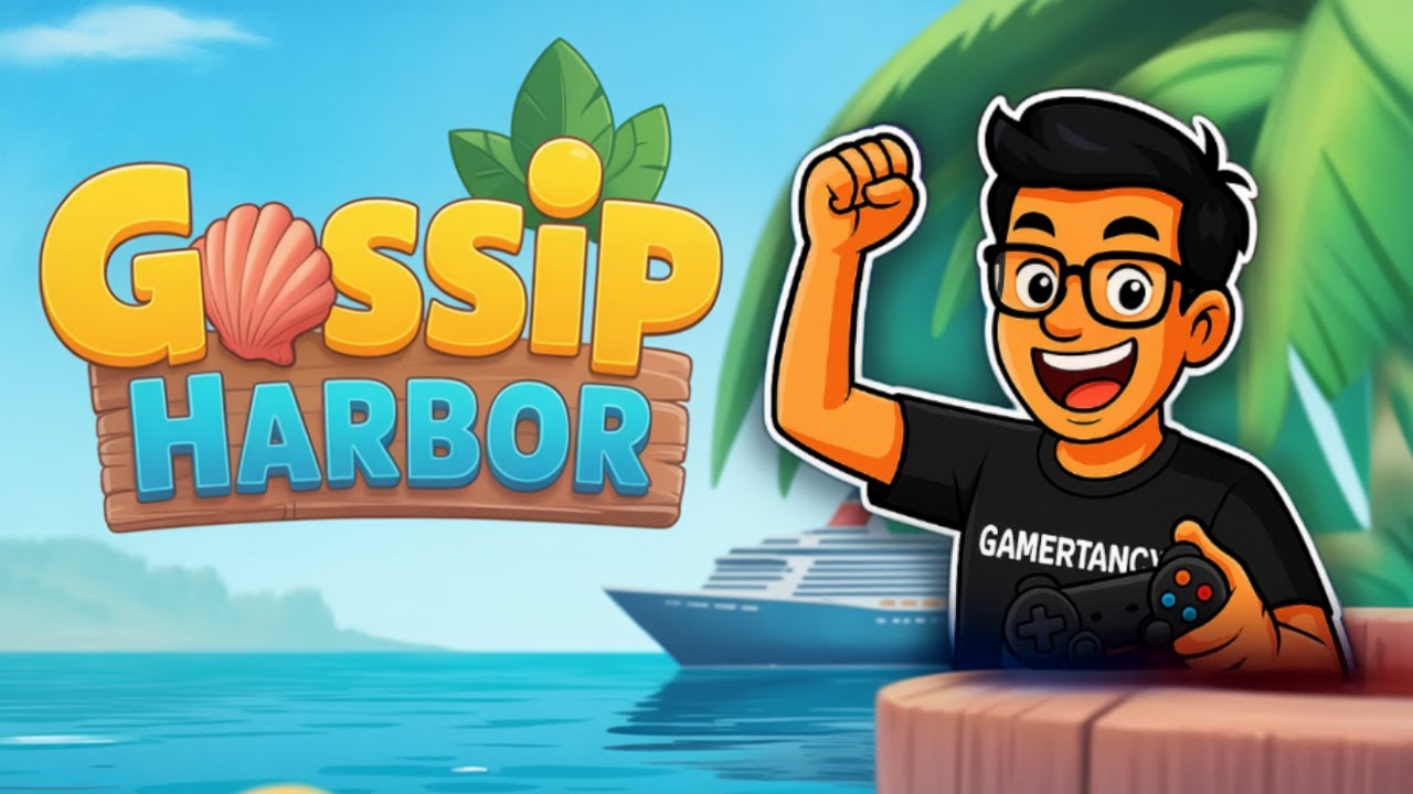 Gossip Harbor 🏝️ | Merge Mystery Story Adventure | Cafe Rebuild Gameplay | Gamertancy