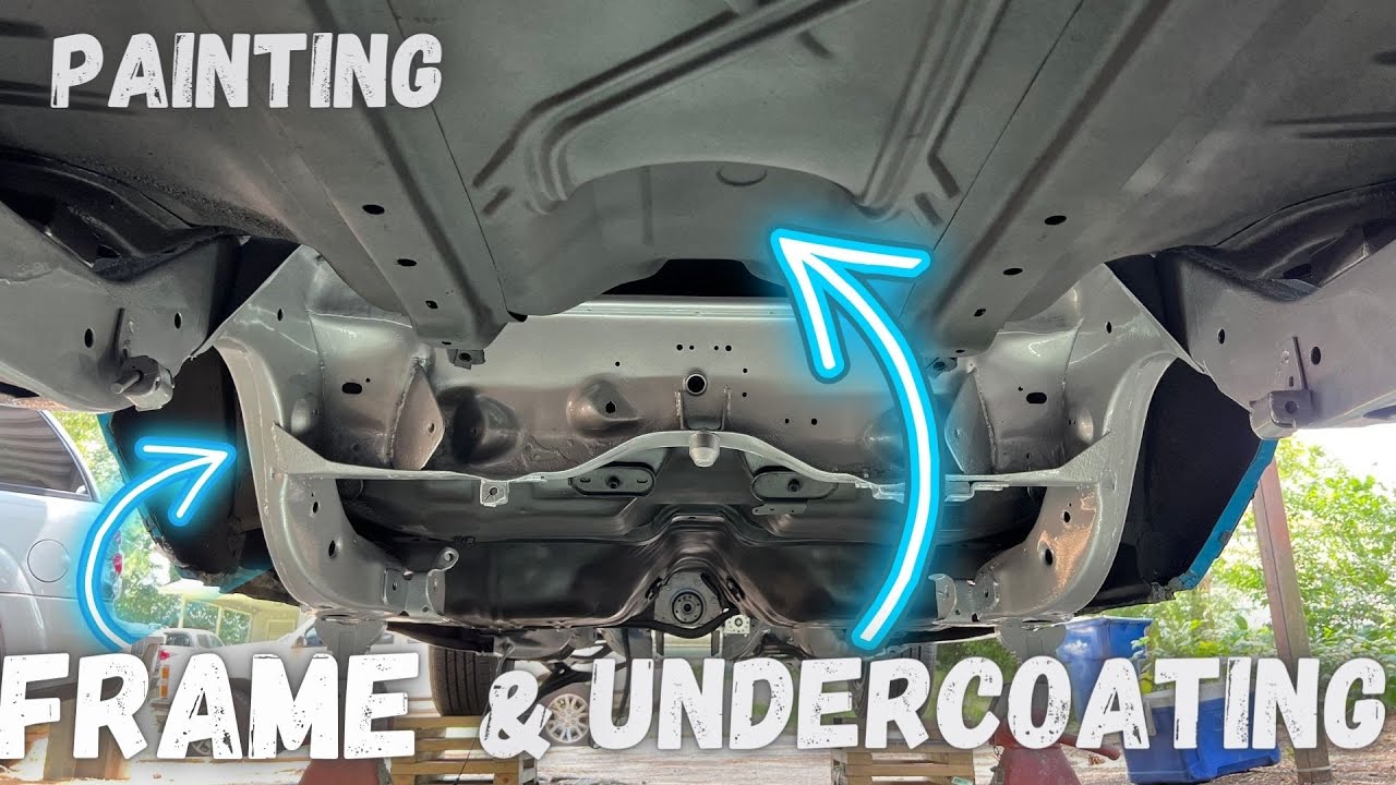 1989 Box Chevy Build Ep.42 Painting The Frame and Undercoating!!
