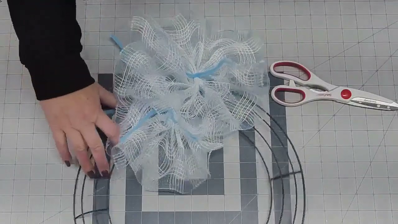 How to Make a Spring Bible Scripture Ruffle Floral Wreath Tutorial